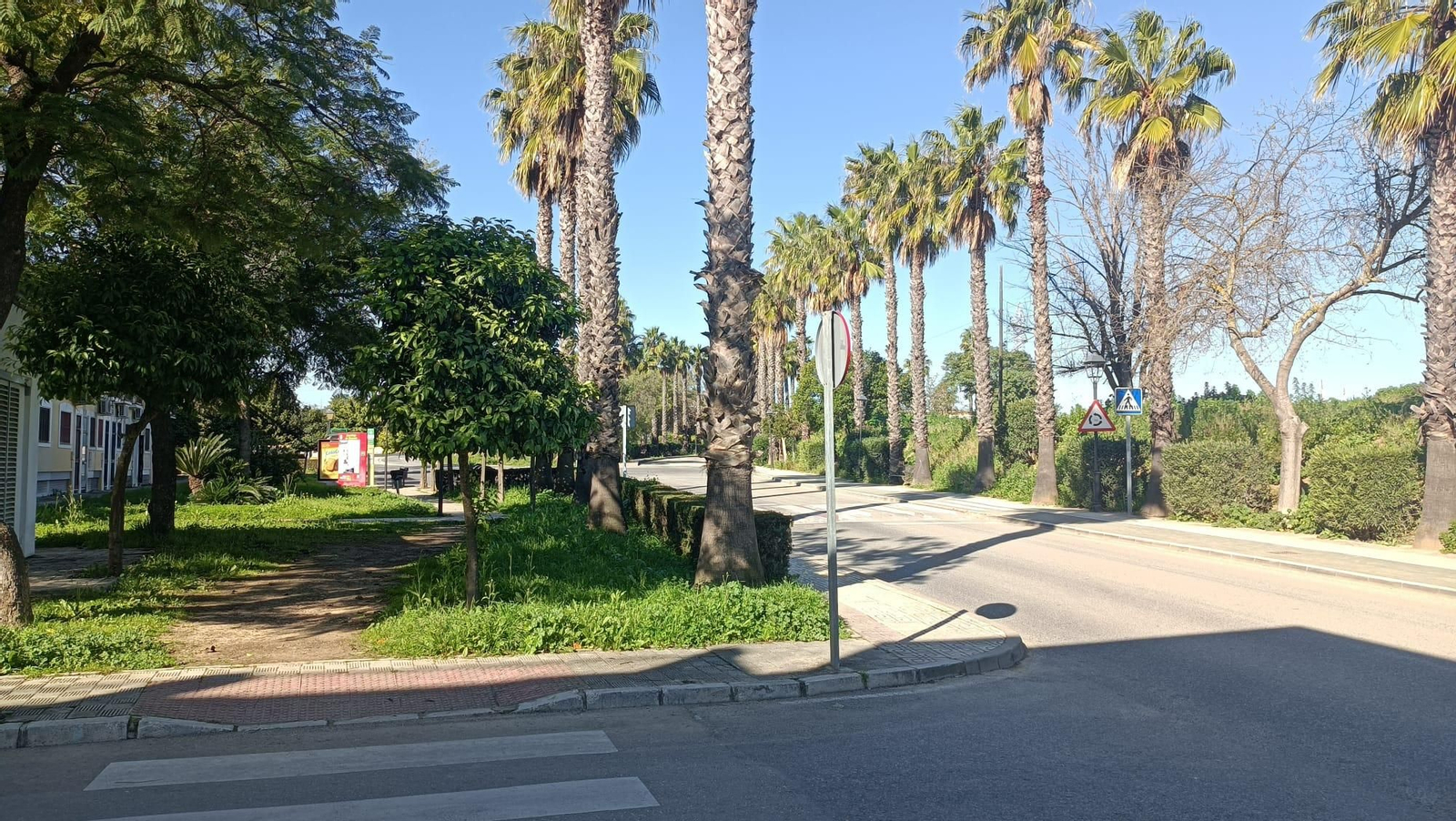 Saliendo de Castilleja de Guzmán.