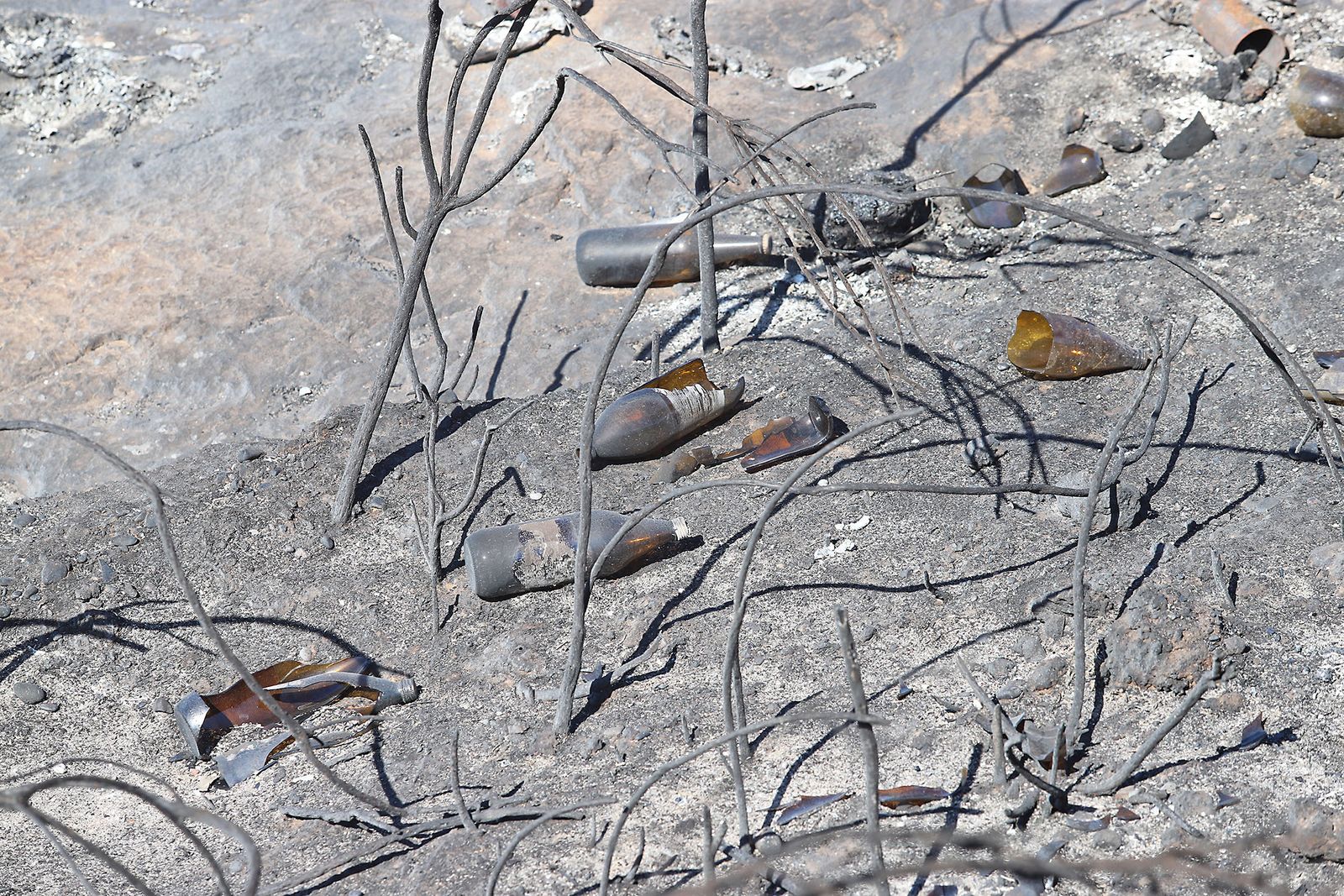 Así quedó el asentamiento de chabolas en Palos de la Frontera tras el incendio