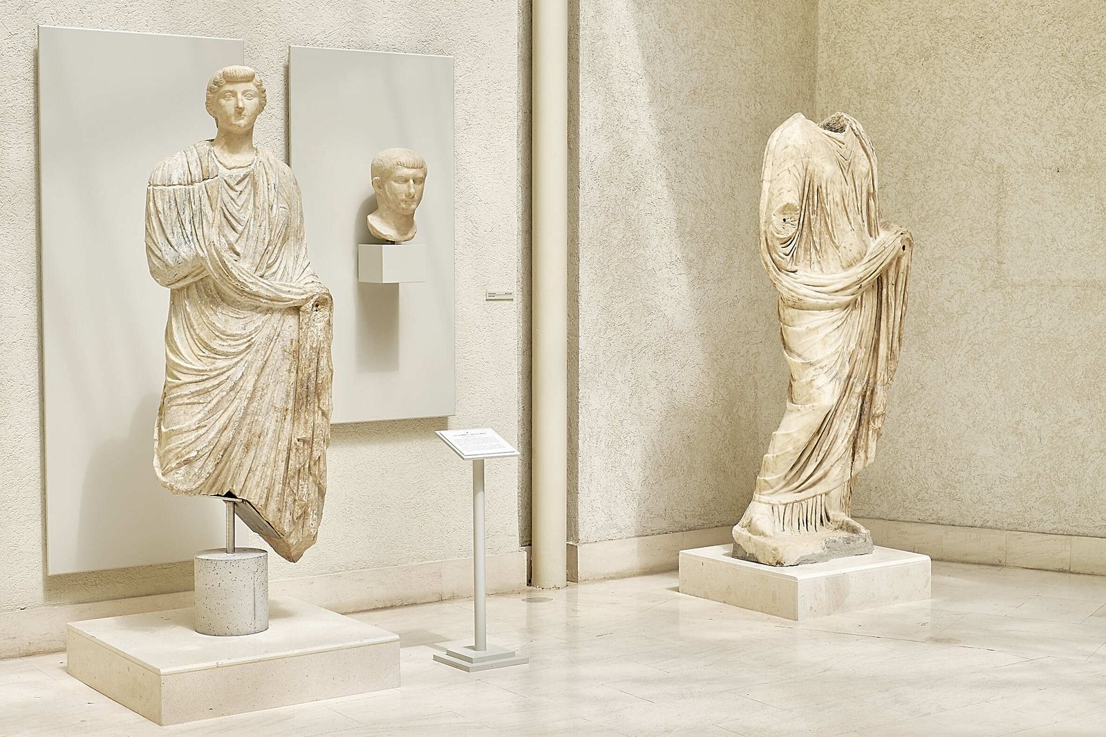 Sala romana del Museo Provincial, protagonista de la actividad ‘Voces de otro tiempo’.