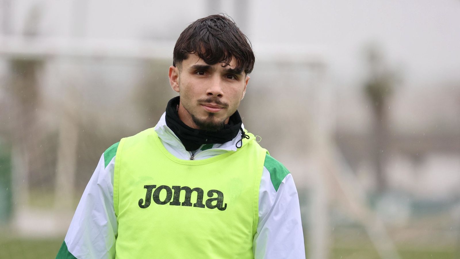 Kevin Medina, en una sesión reciente del Córdoba CF.