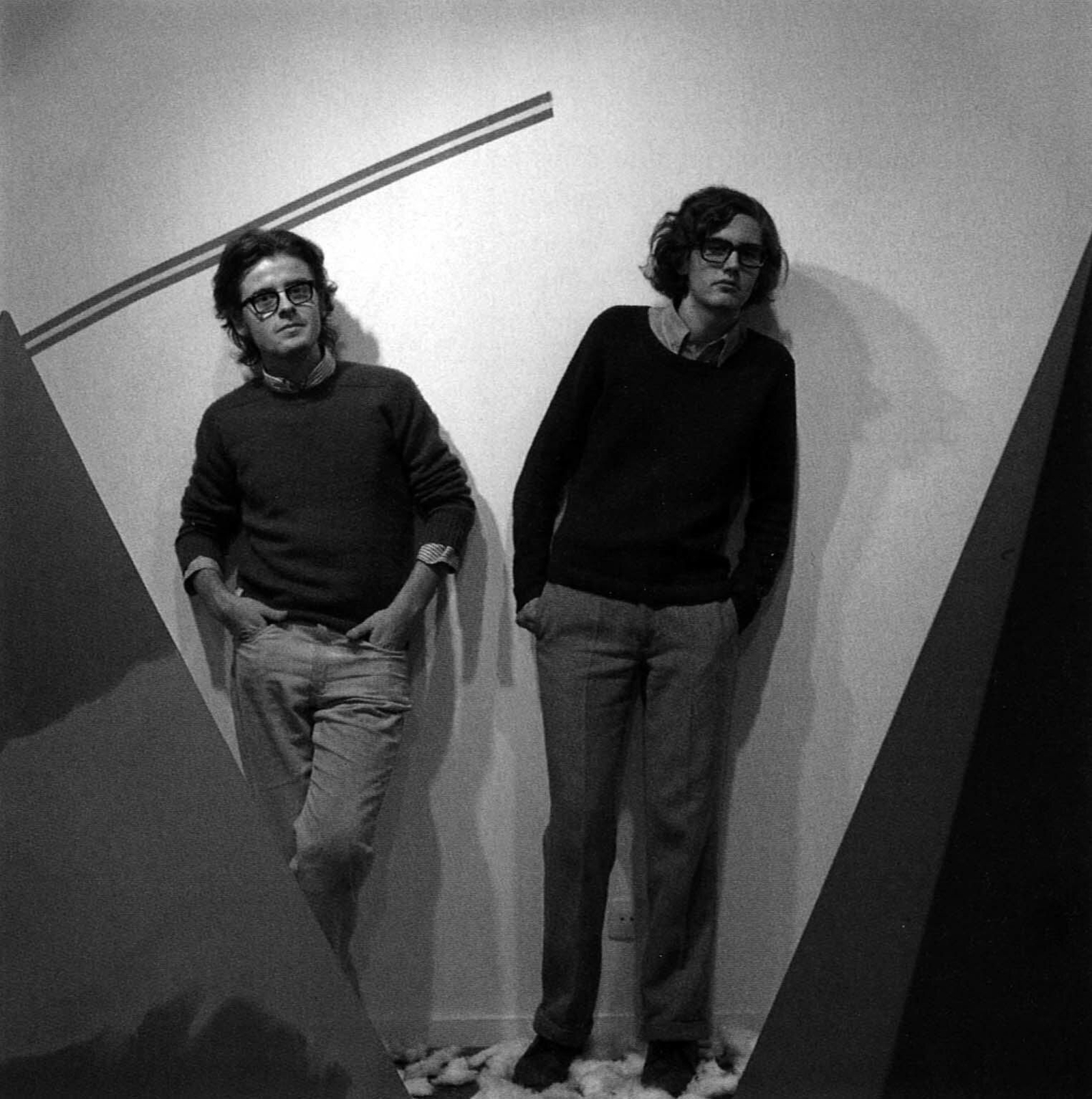 Quico Rivas y Juan Manuel Bonet, retratados en 1972 en una imagen que recoge la exposición.