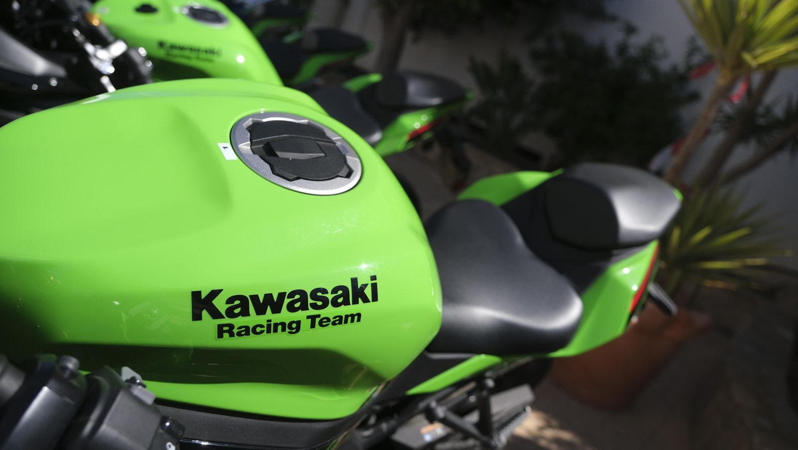 Las imágenes de las motos Kawasaki en Mojácar