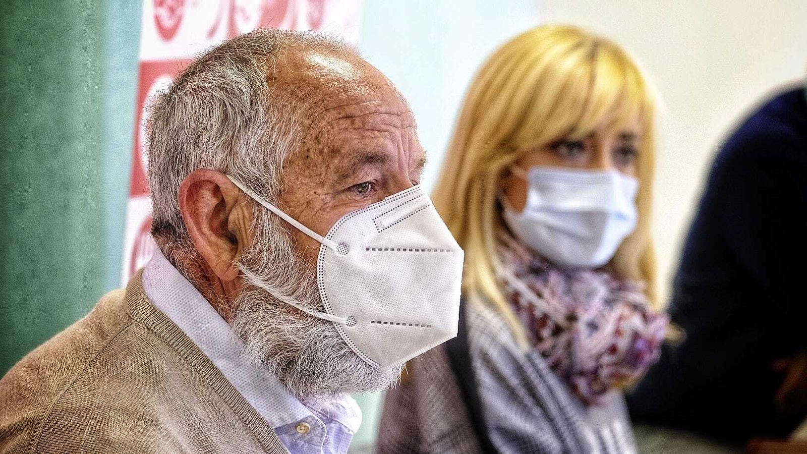 Antonio Pavón, secretario general de UGT-Cádiz;  y Carmen Castilla, secretaria general de UGT-A