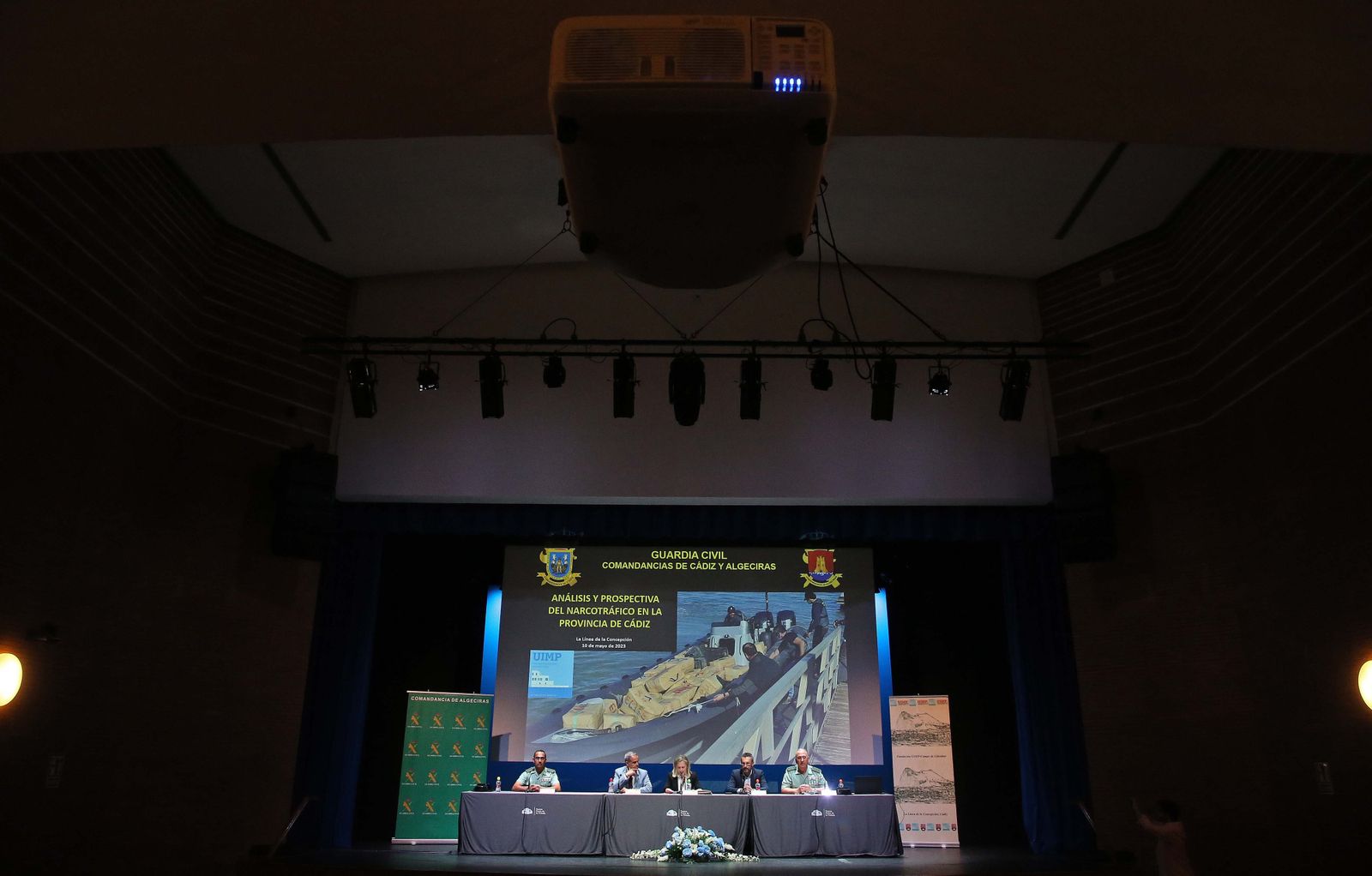 Fotos de la jornada sobre narcotráfico en la provincia de Cádiz de la Guardia Civil en La Línea