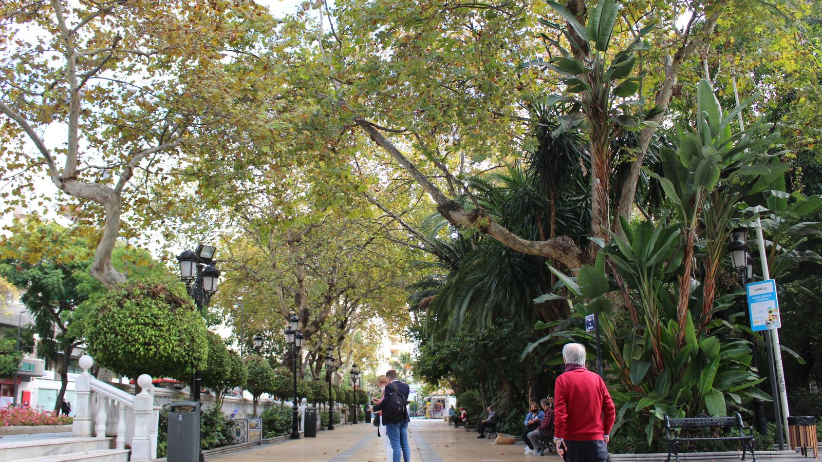El Parque de la Alameda de Marbella.