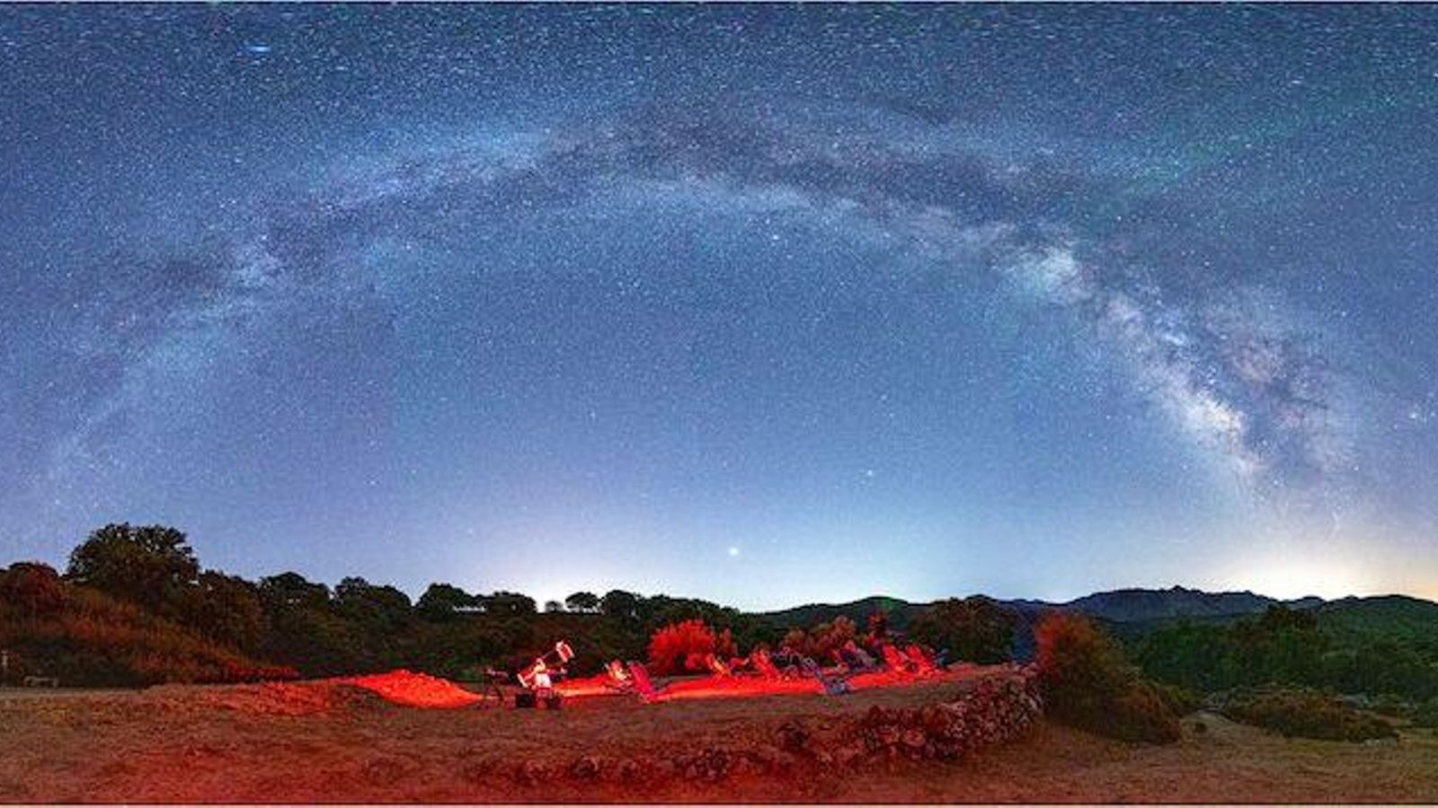 Perseidas en el Tambor del Llano (Grazalema)