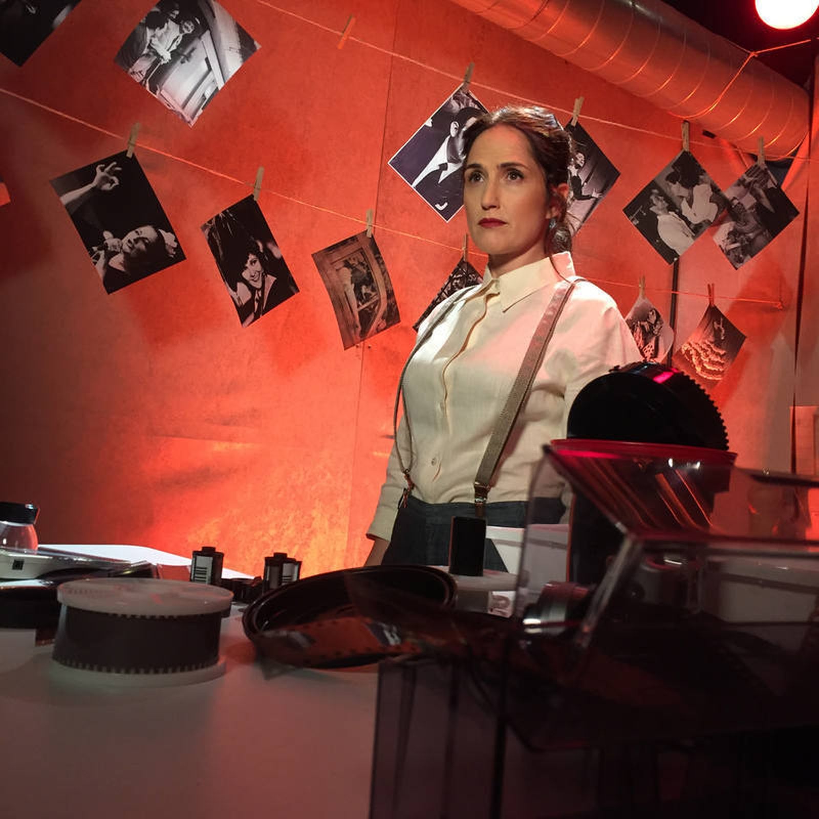 Virginia Díaz, presentadora del musical 'Cachitos de hierro y cromo'.