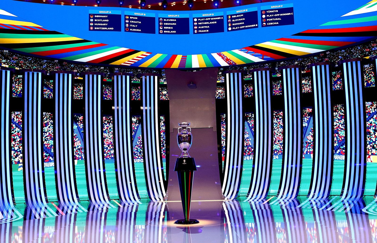 Las fotos del sorteo de la Eurocopa 2024