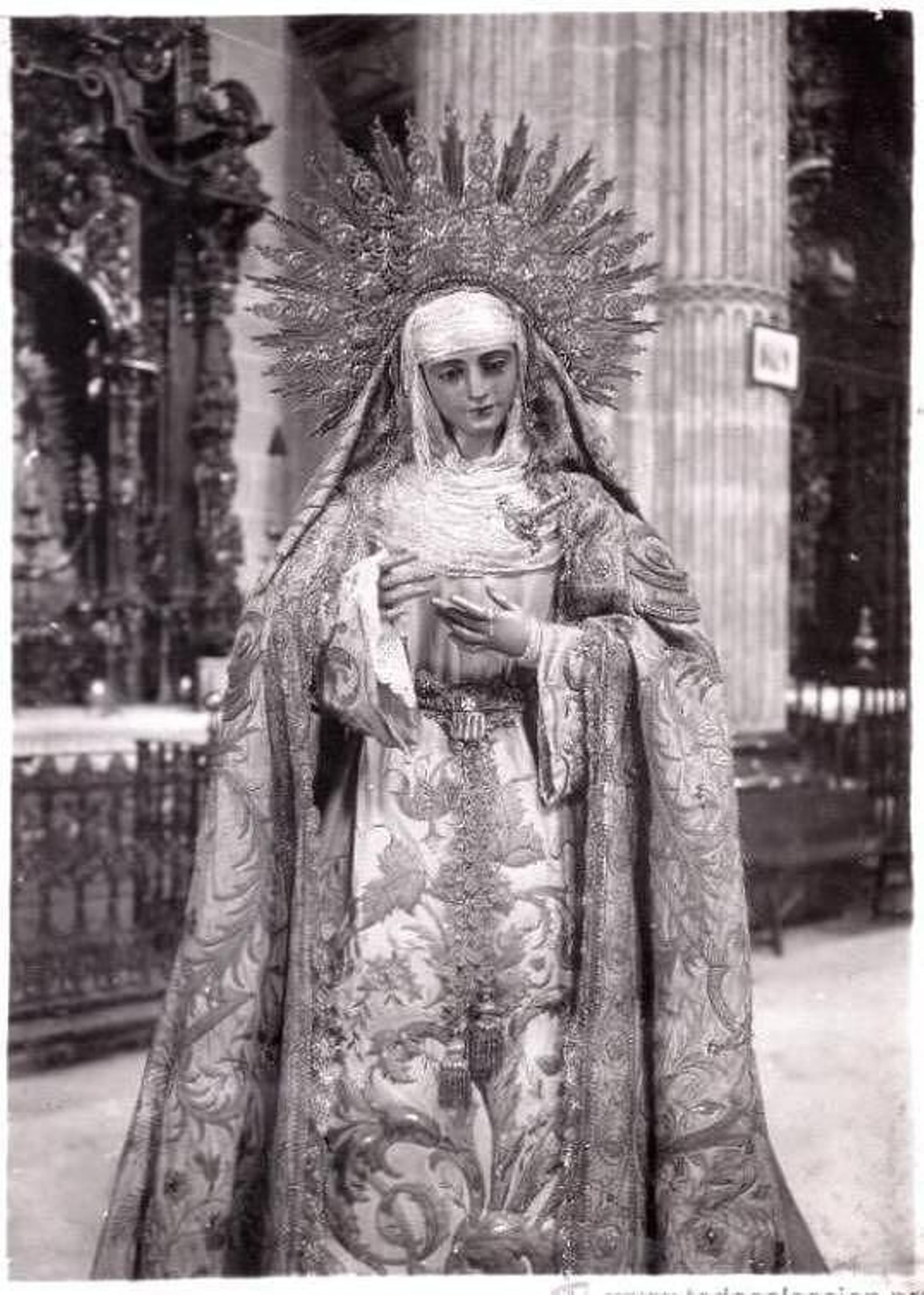 La antigua Virgen de la Merced.
