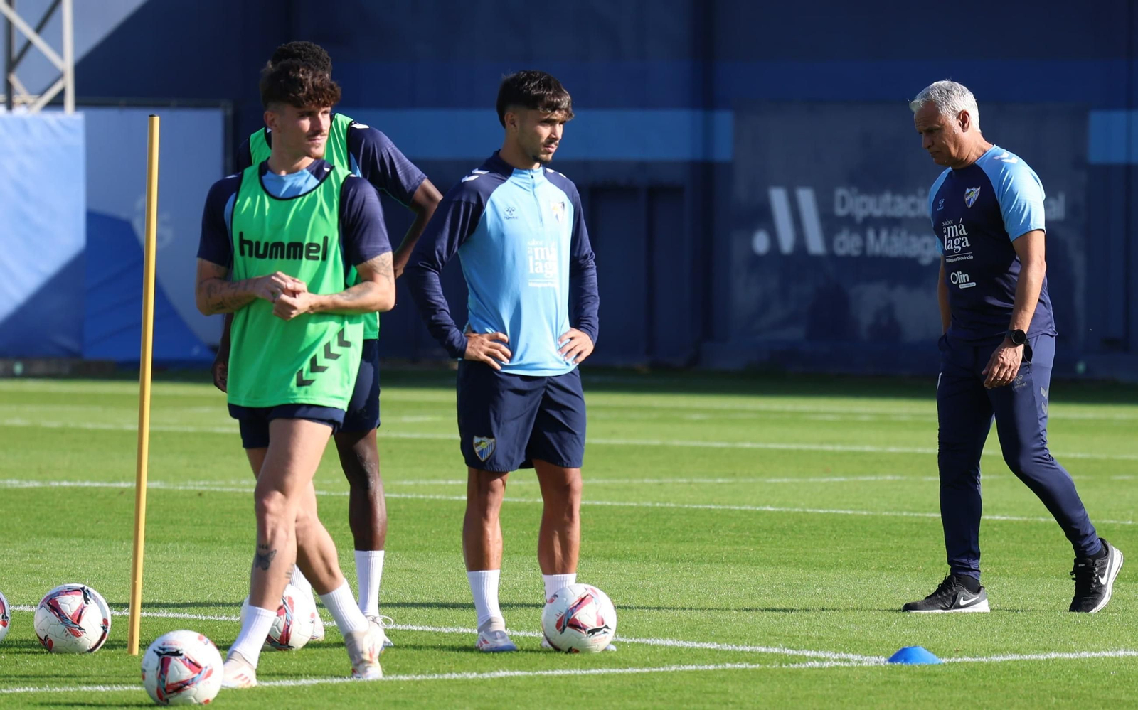 Entrenamiento Málaga CF: Ramón regresa en la primera sesión de la semana