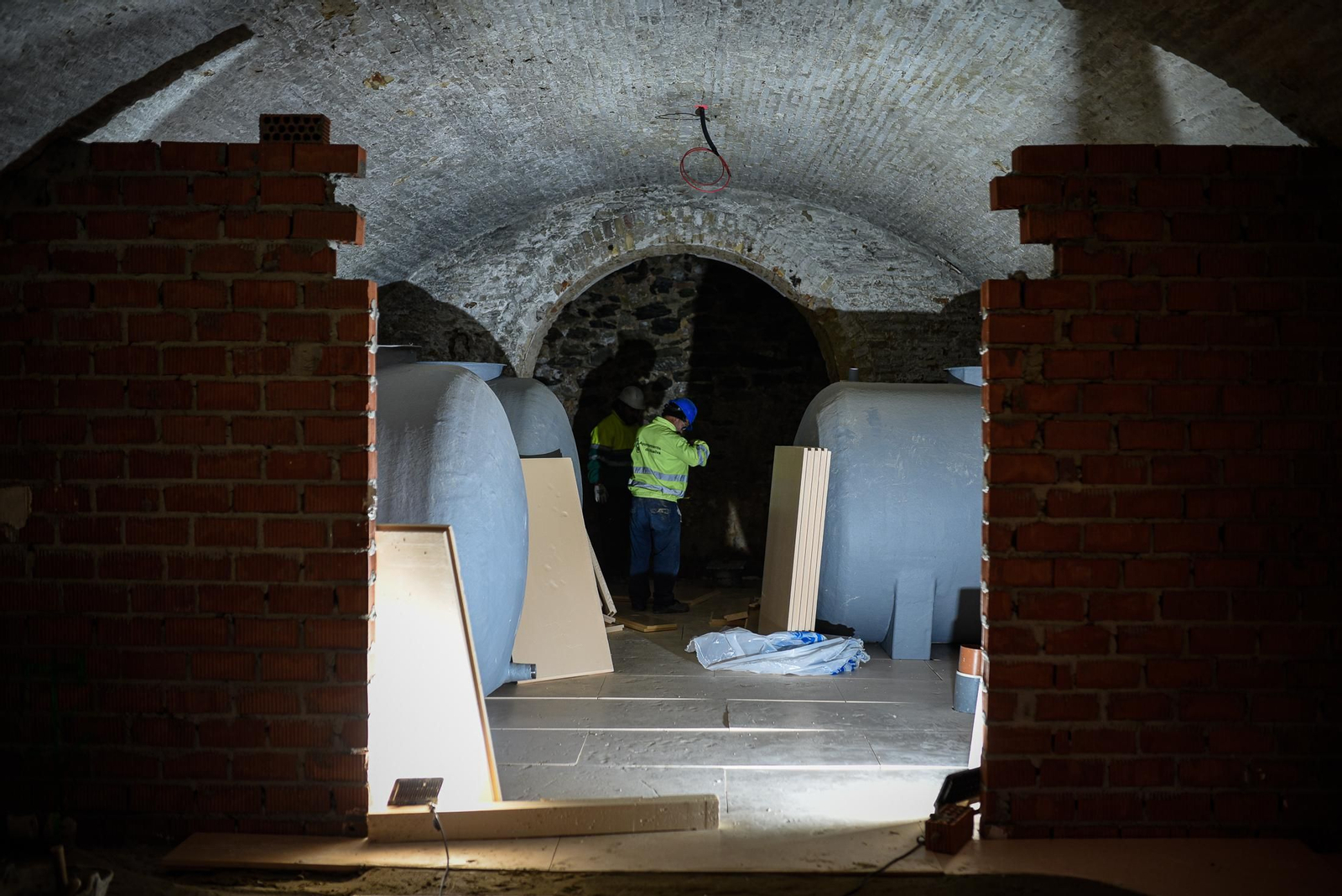 Imágenes de la restauración del edificio de Santa Fe