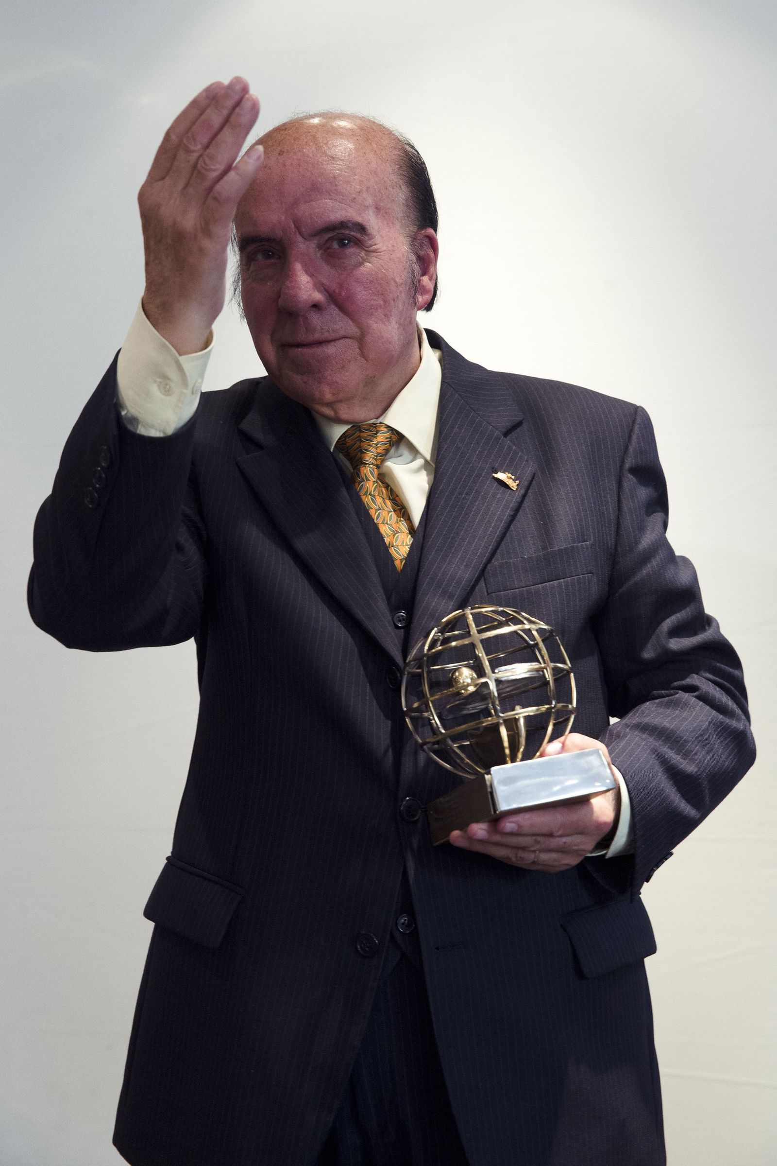 Chiquito con una distinción en 2016.