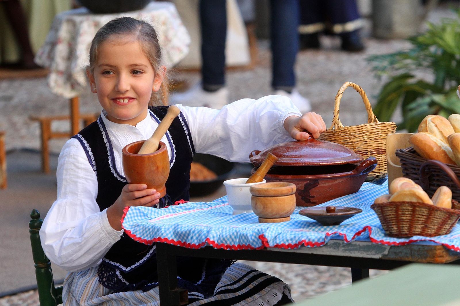Imágenes del Belén viviente del Colegio María Inmaculada.