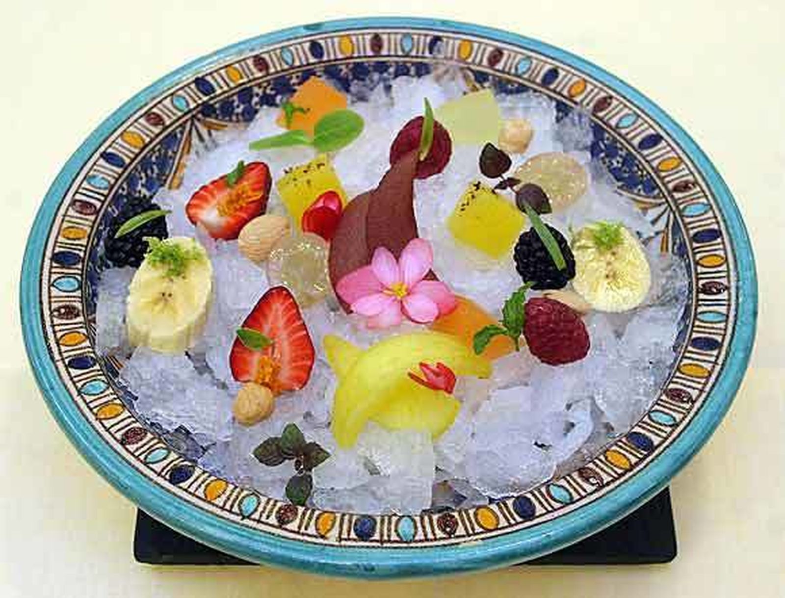 Ensalada de fruta osmotizada