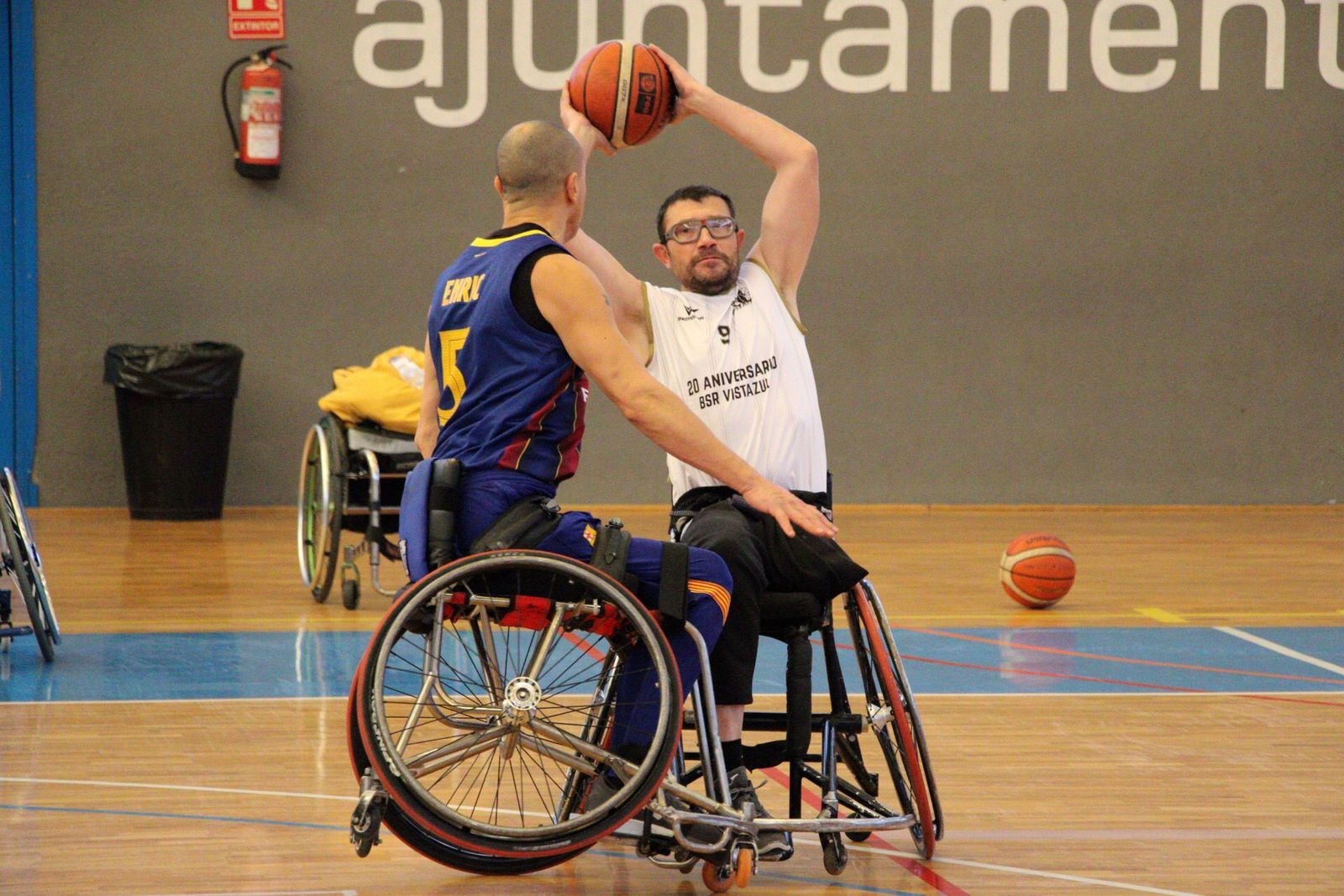 Una imagen de un partido del BSR Vistazul.