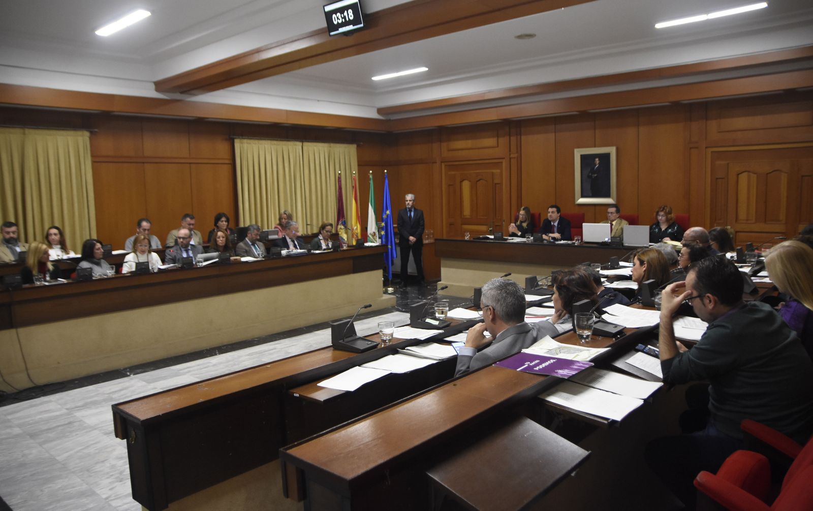 Pleno el Ayuntamiento de Córdoba.