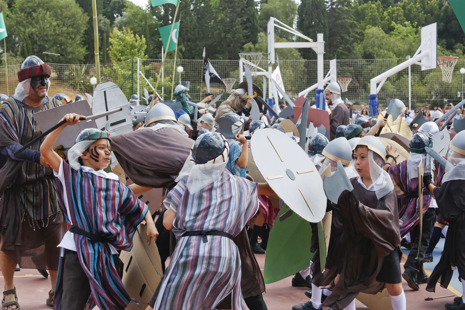 La Batalla de las Navas de Tolosa escenificada por los alumnos de El Romeral