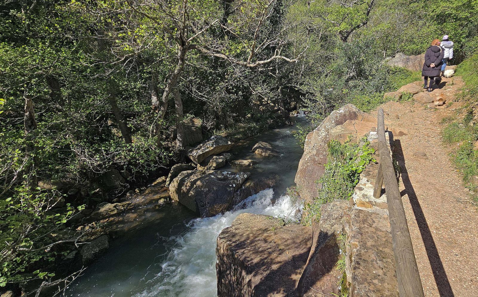 Fotos del río de la Miel tras las borrascas de marzo