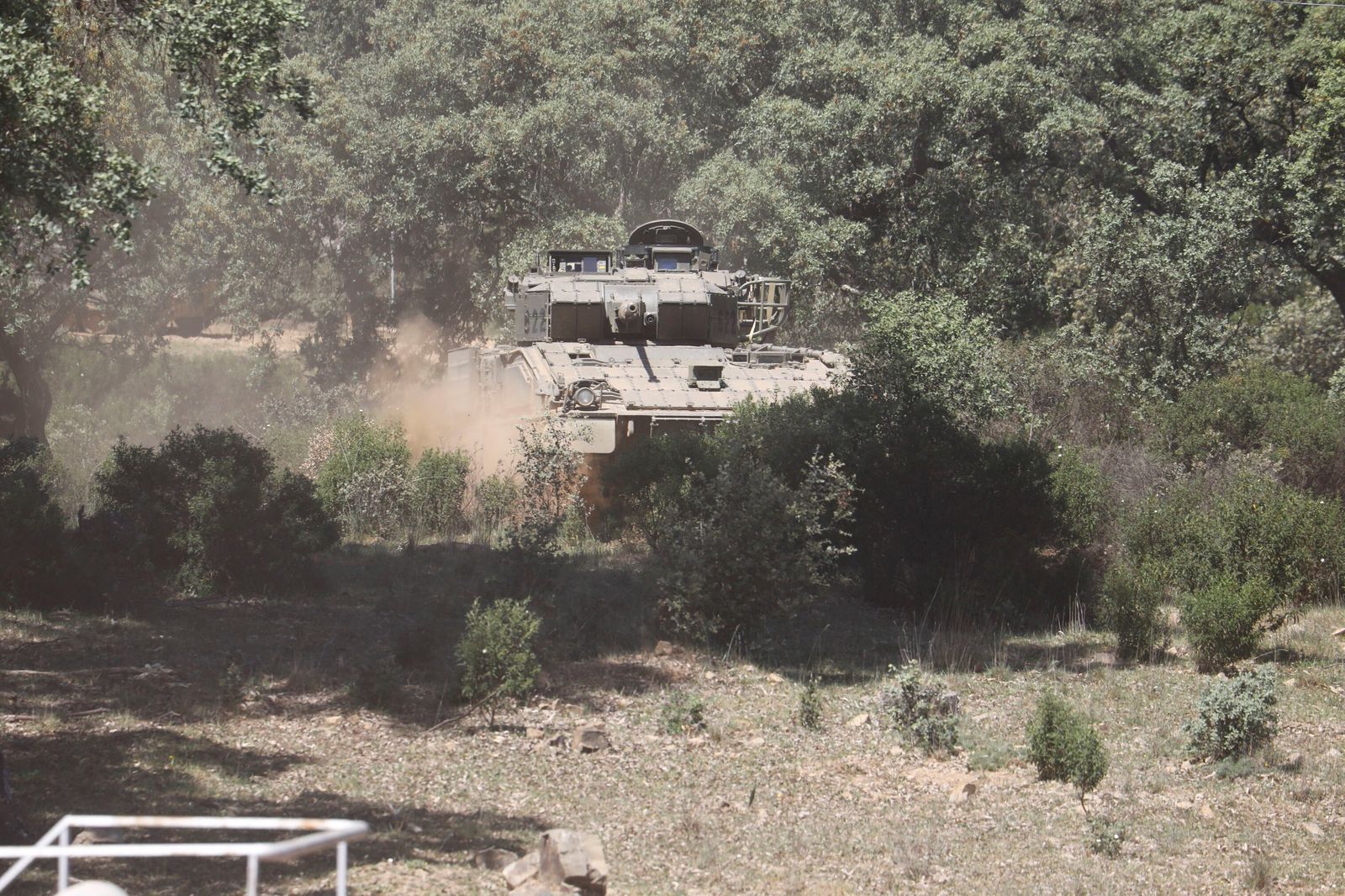 El combate en zona urbanizada en Cerro Muriano, en imágenes