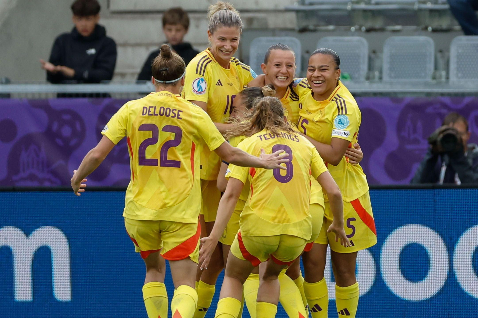 Las fotos de la goleada de España sobre Bélgica en la Eurocopa femenina