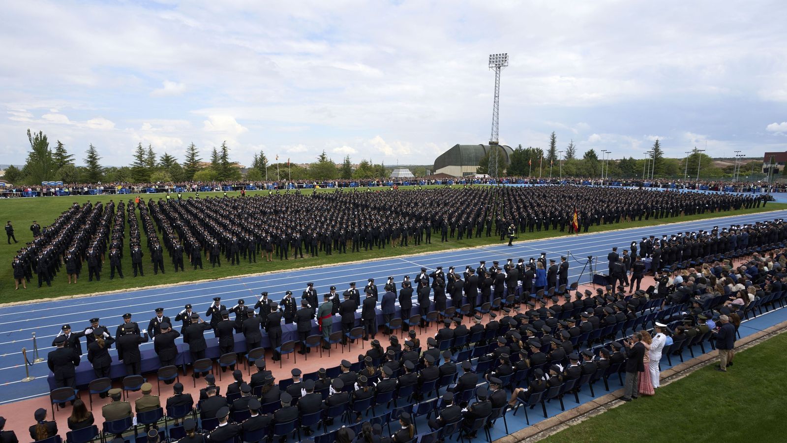 Acto de jura o promesa del cargo de la XXXVII promoción  de Escala Básica de la Policía Nacional en Ávila.