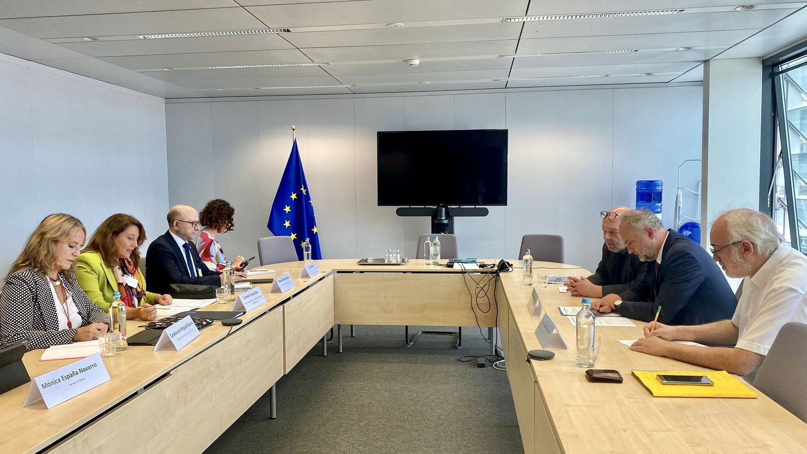 Carmen Crespo, en Bruselas.