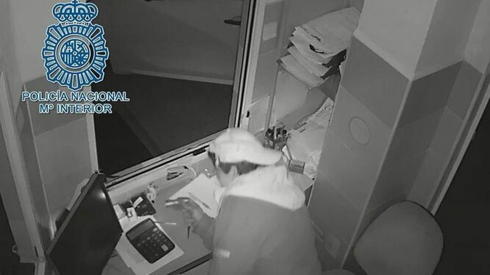 Un robo captado por cámaras de vigilancia