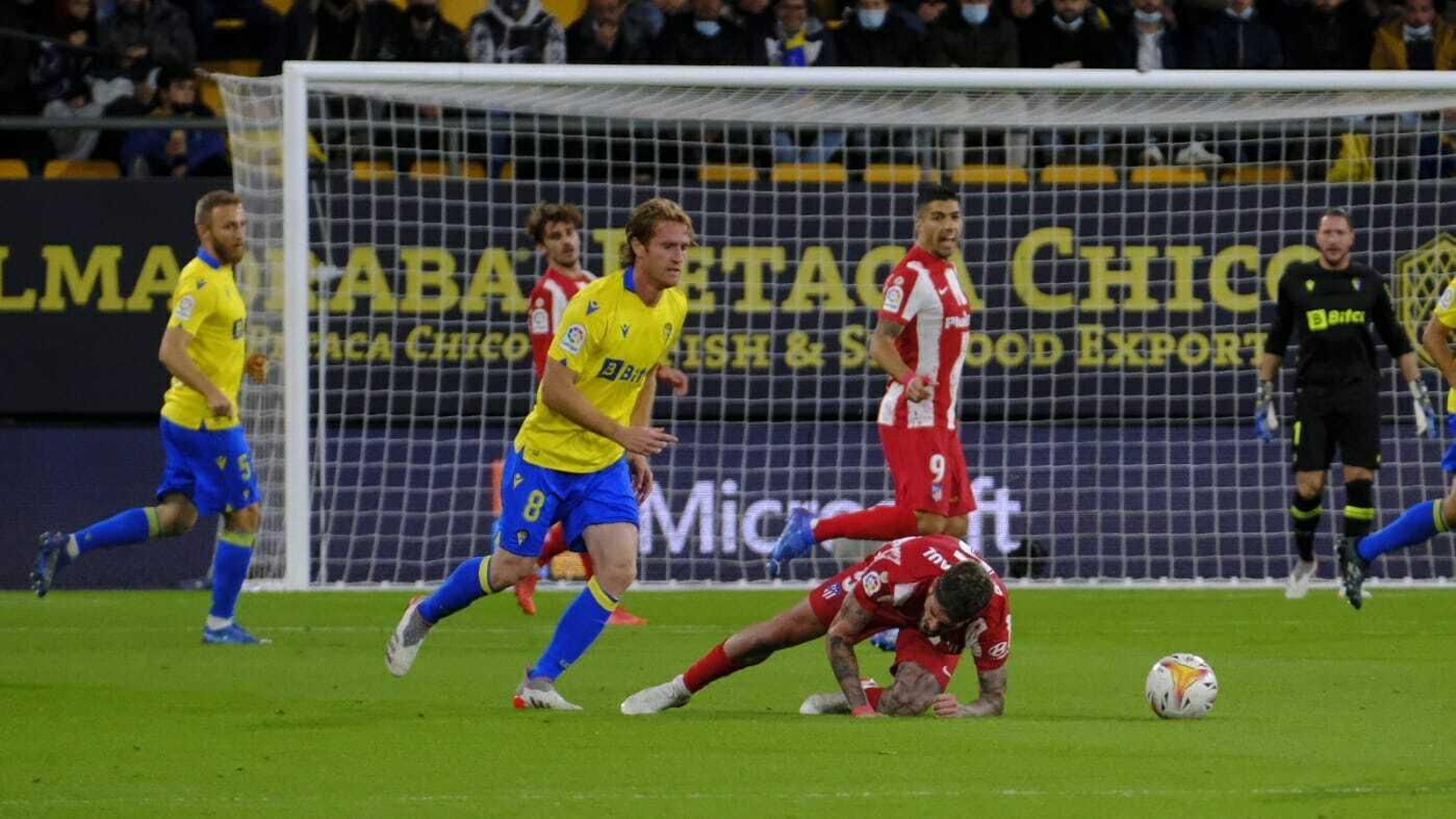 Las imágenes del Cádiz-Atlético de Madrid