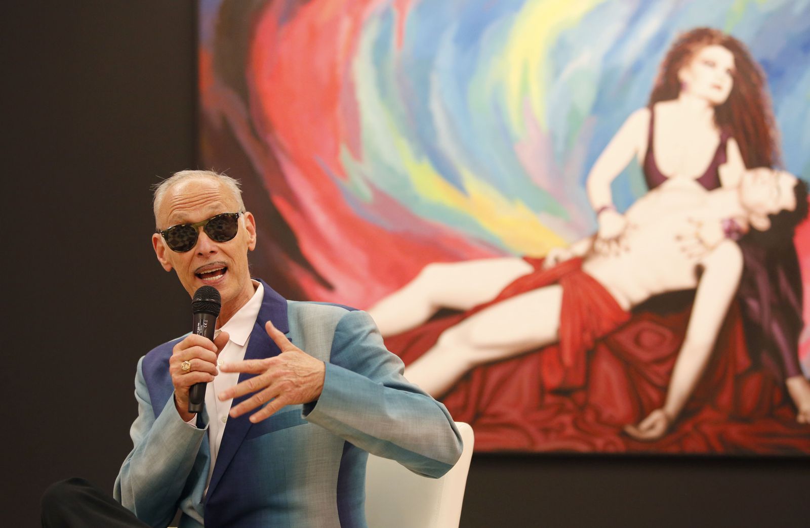 John Waters (Baltimore, 1946), ayer, en La Térmica.