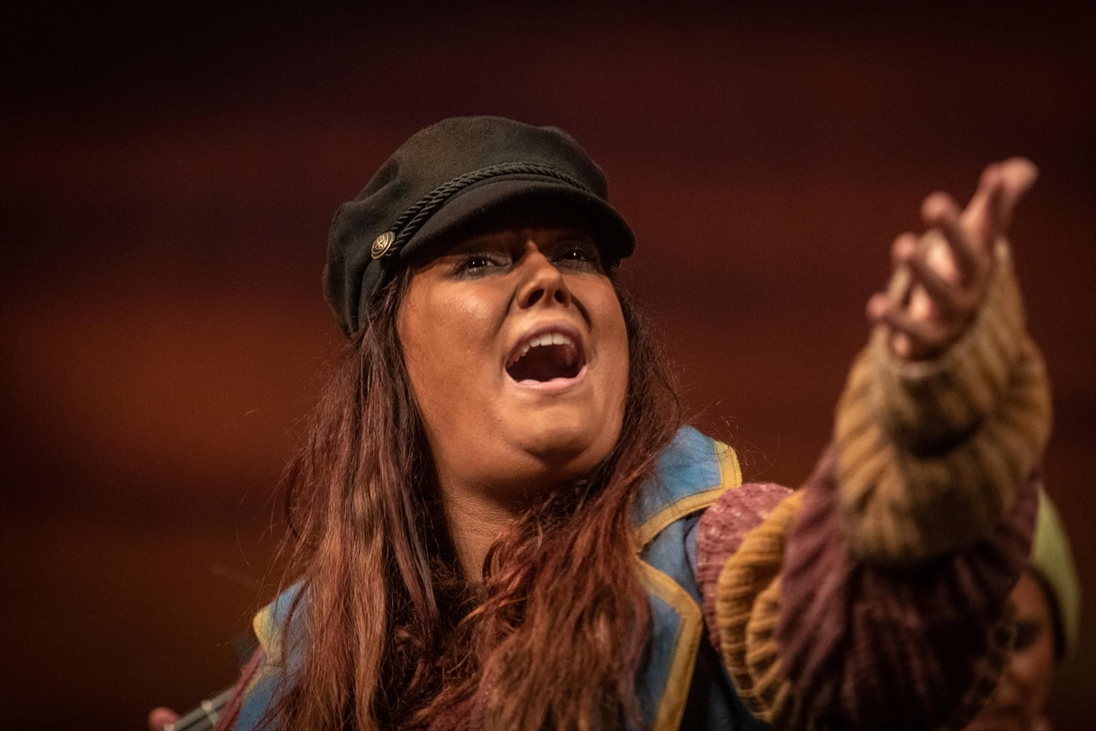 La comparsa 'Narcos' sobre las tablas del Falla