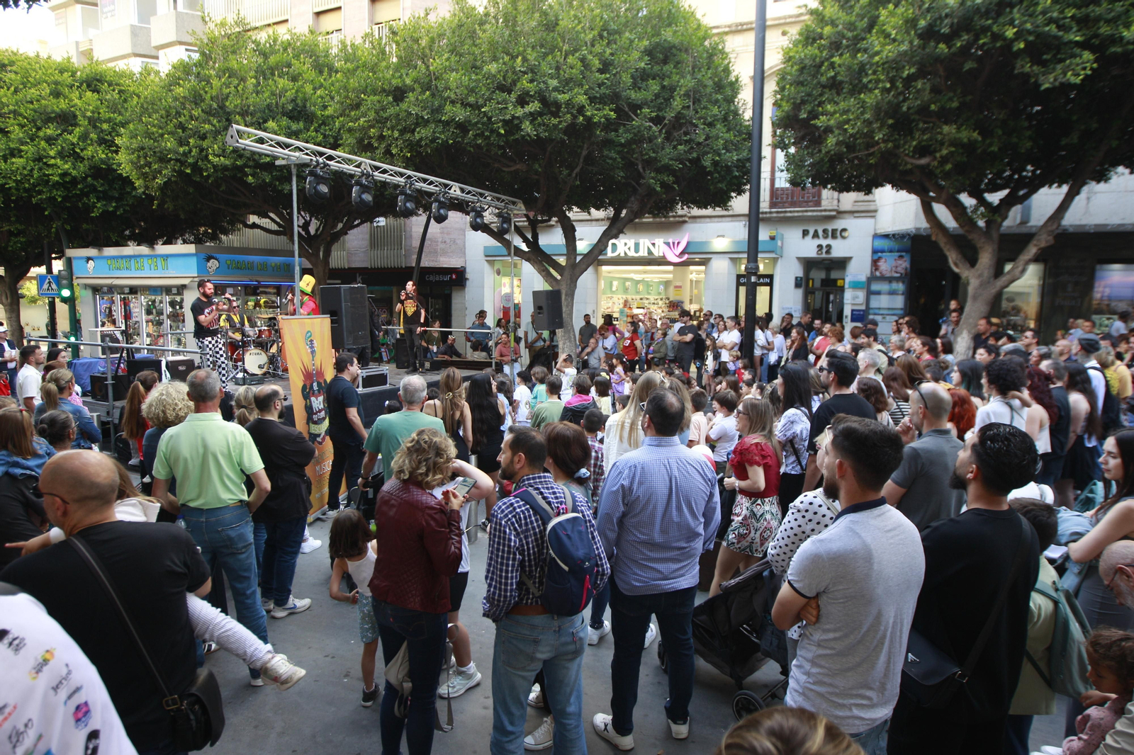 Imágenes de la Noche en Blanco en Almería
