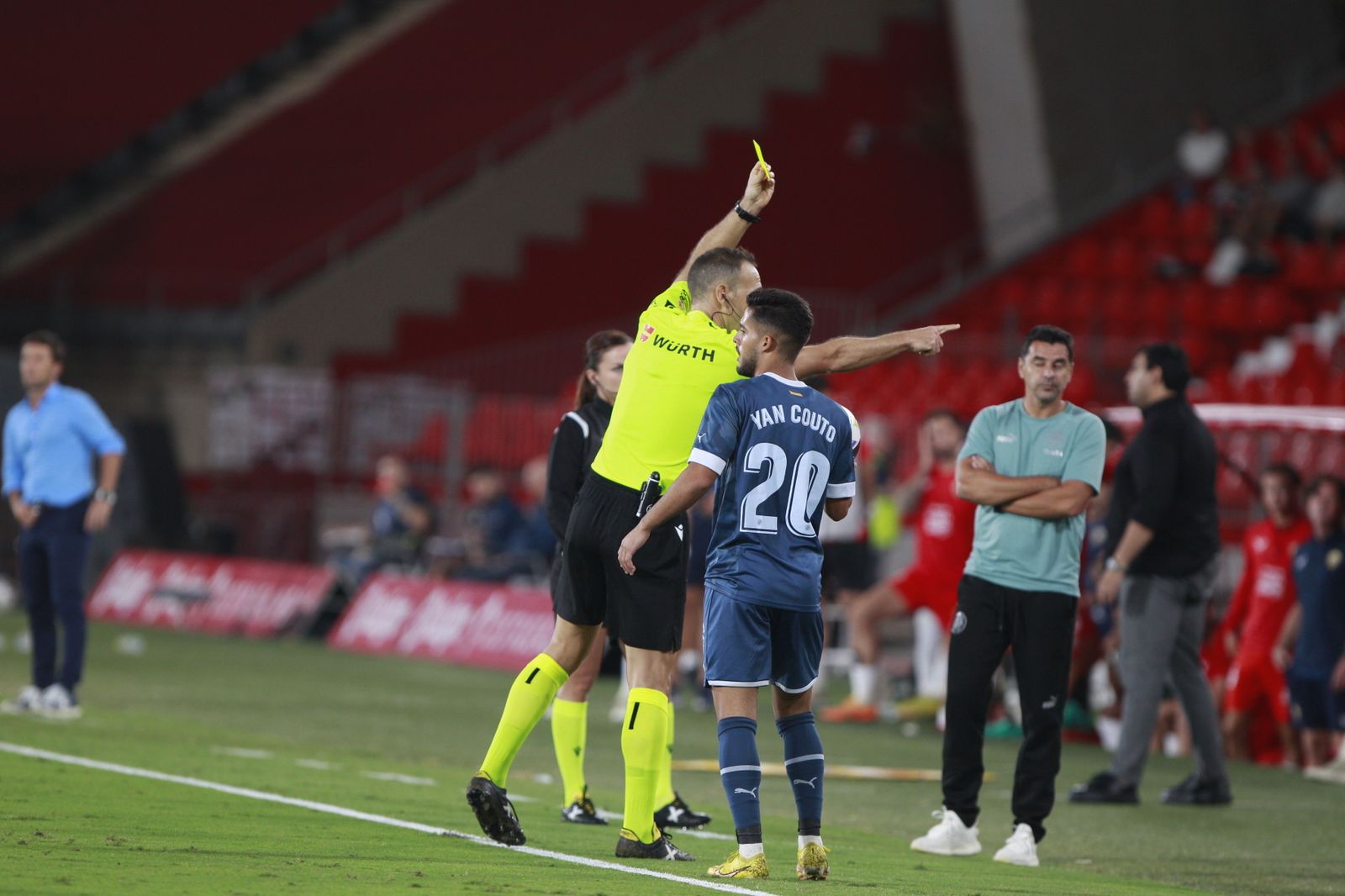 Imágenes del partido de fútbol U.D. Almería-Girona F.C.