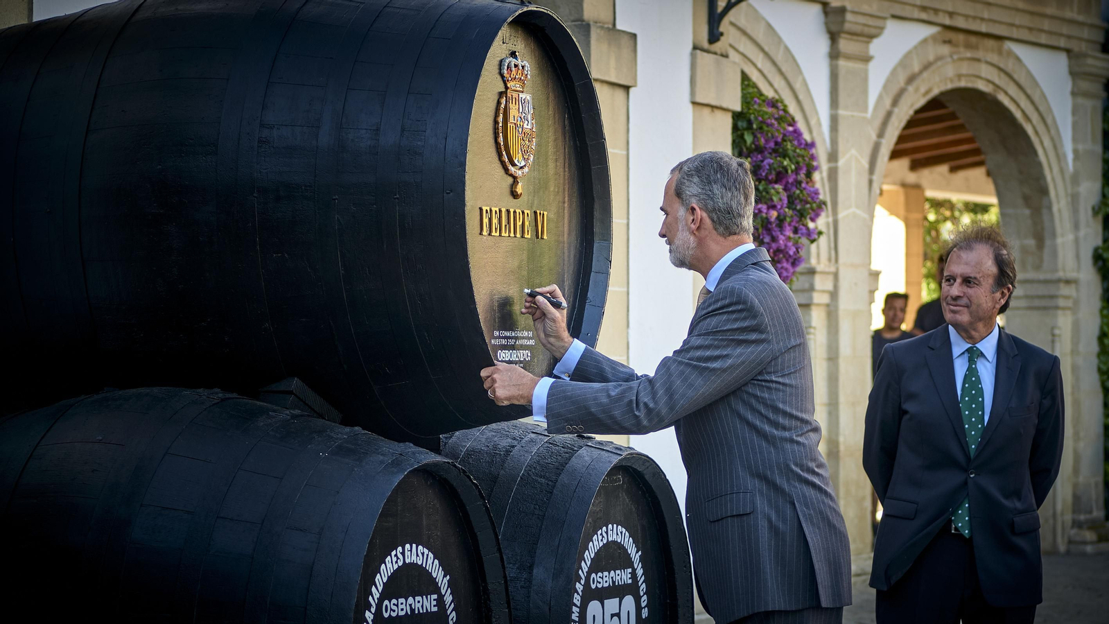 Visita del Rey Felipe VI a El Puerto por el 250º aniversario de Osborne