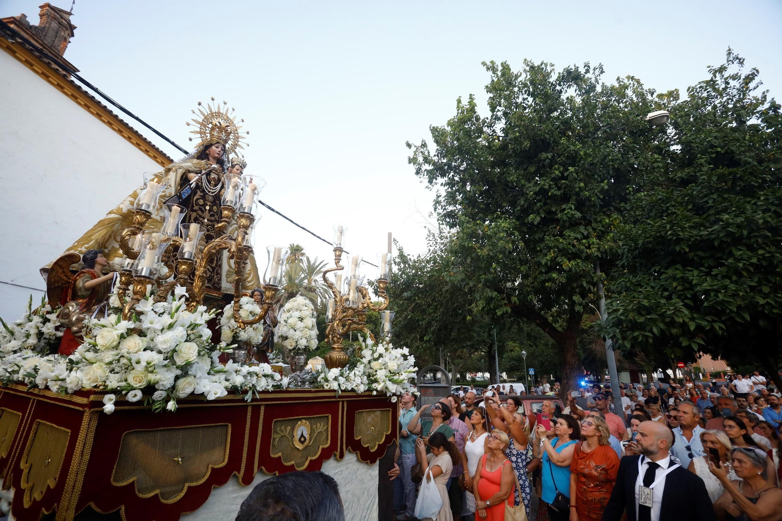 La procesión de la Virgen del Carmen de Puerta Nueva de Córdoba, en imágenes