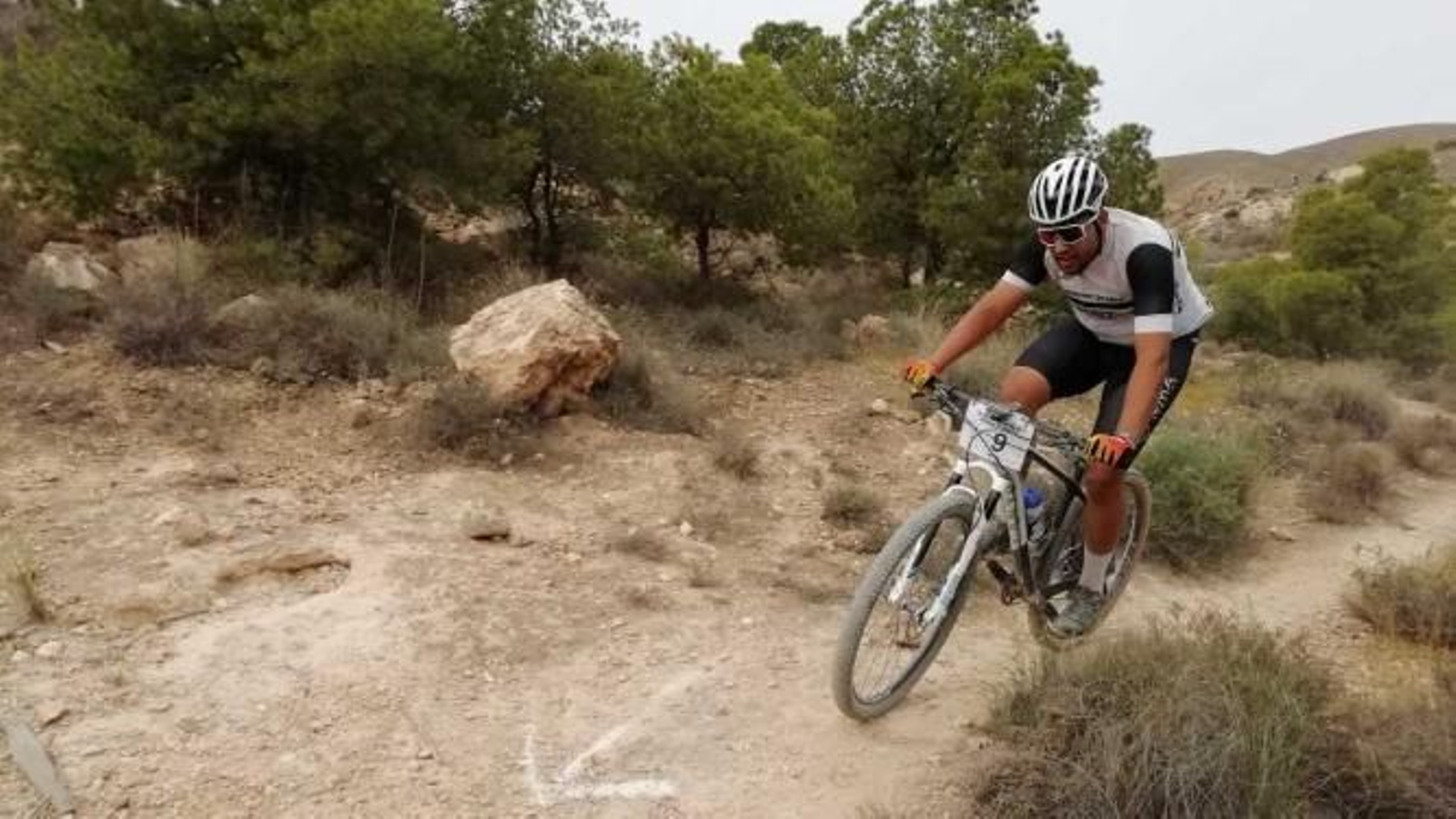 Uno de los competidores de la ‘IX Media Maratón Huércal de Almería’, última prueba del campeonato.