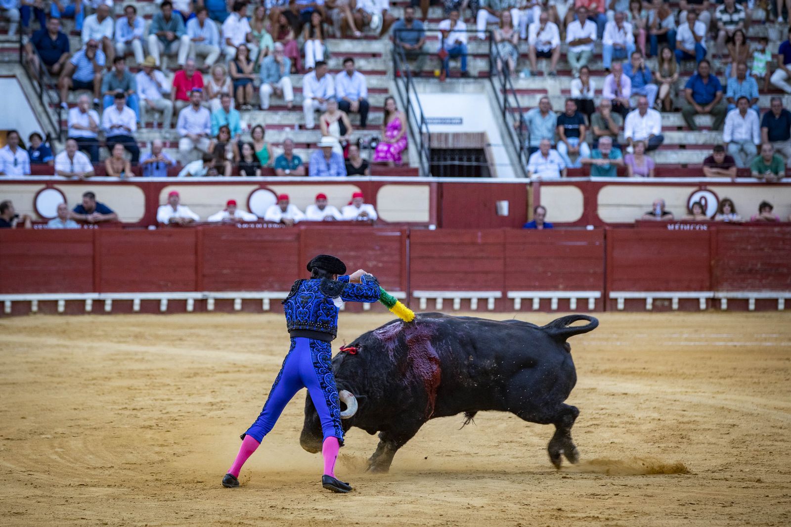Daniel Crespo, Manzanares y Juan Ortega, en la plaza de toros de El Puerto
