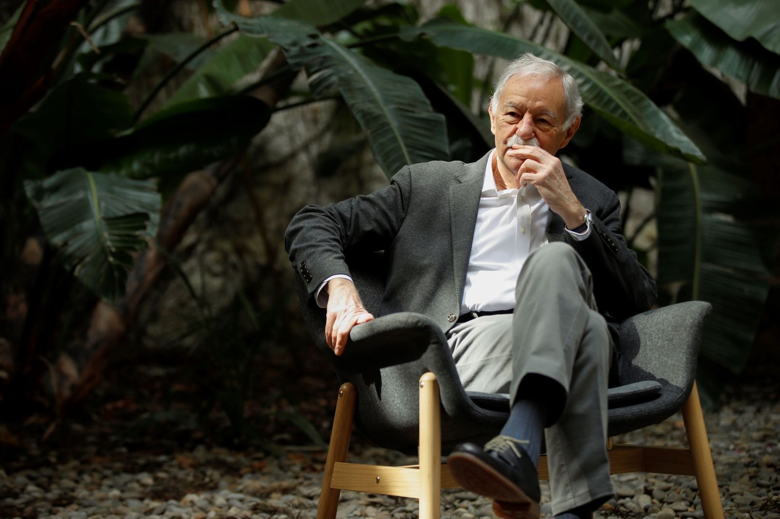 Eduardo Mendoza, fotografiado hace unas semanas, cuando presentó ‘Transbordo en Moscú’ en Barcelona.