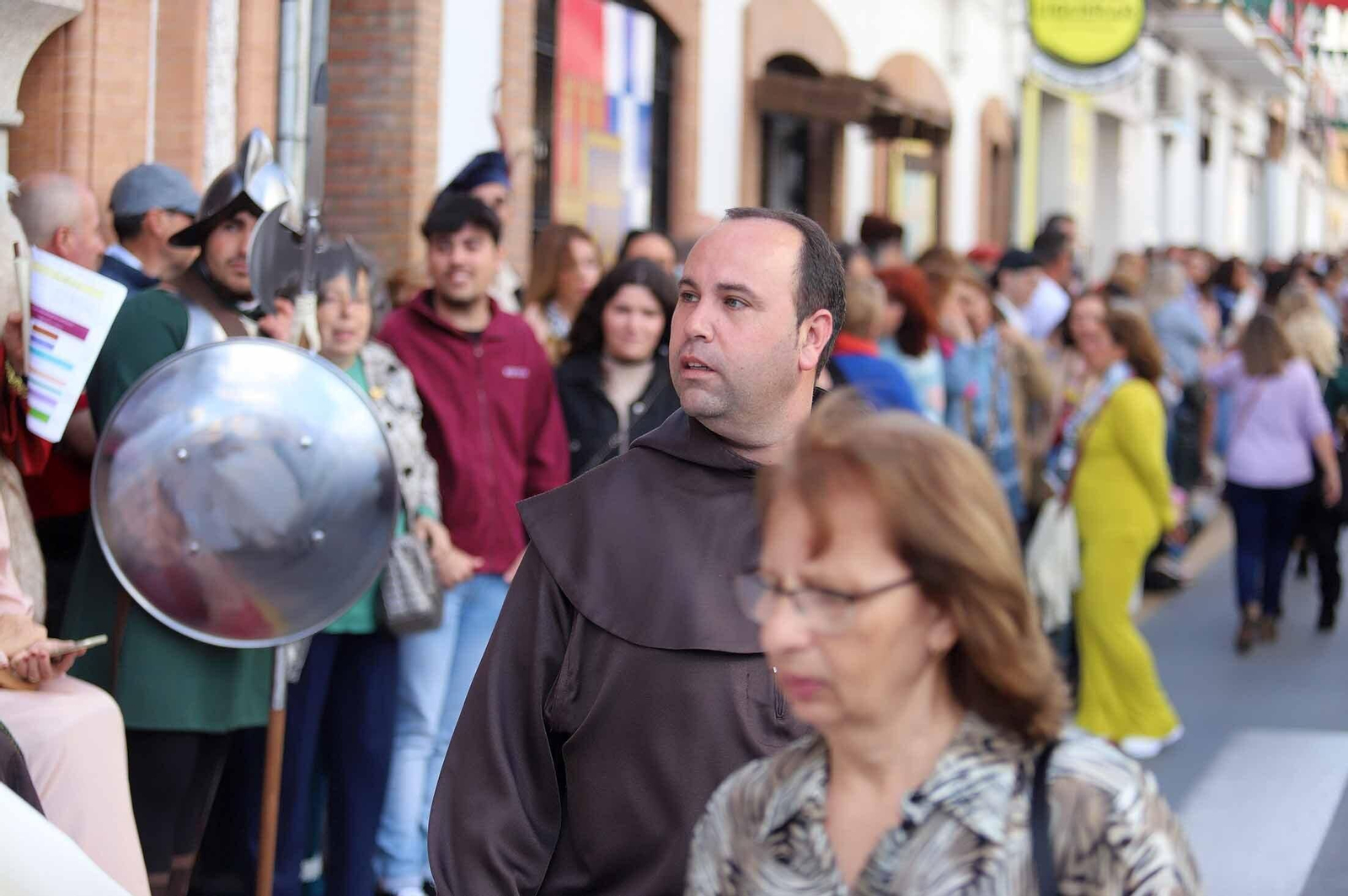 Imágenes del gran ambiente en la Feria Medieval de Palos de la Frontera, Huelva