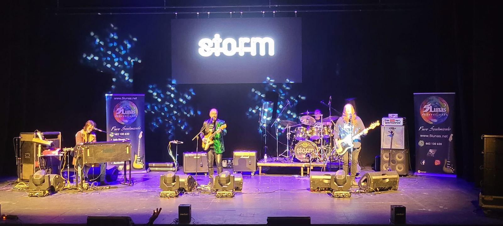 La banda sevillana Storm, durante la presentación de Eternal Youth, su último trabajo discográfico