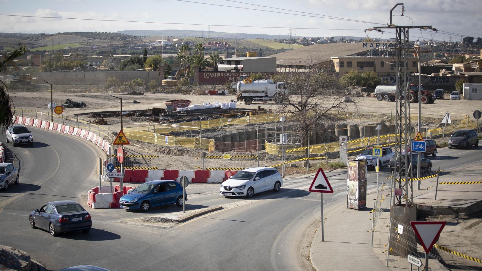 Vista aérea de la zona de La Gloria, una de las grandes intervenciones de la ampliación