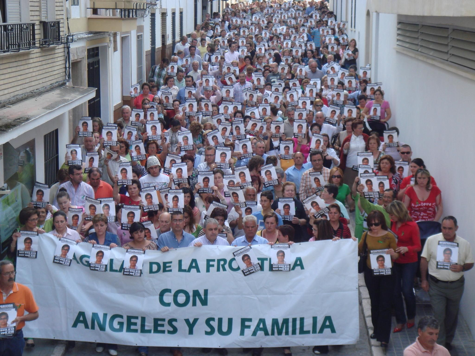 Manifestación en mayo de 2008.