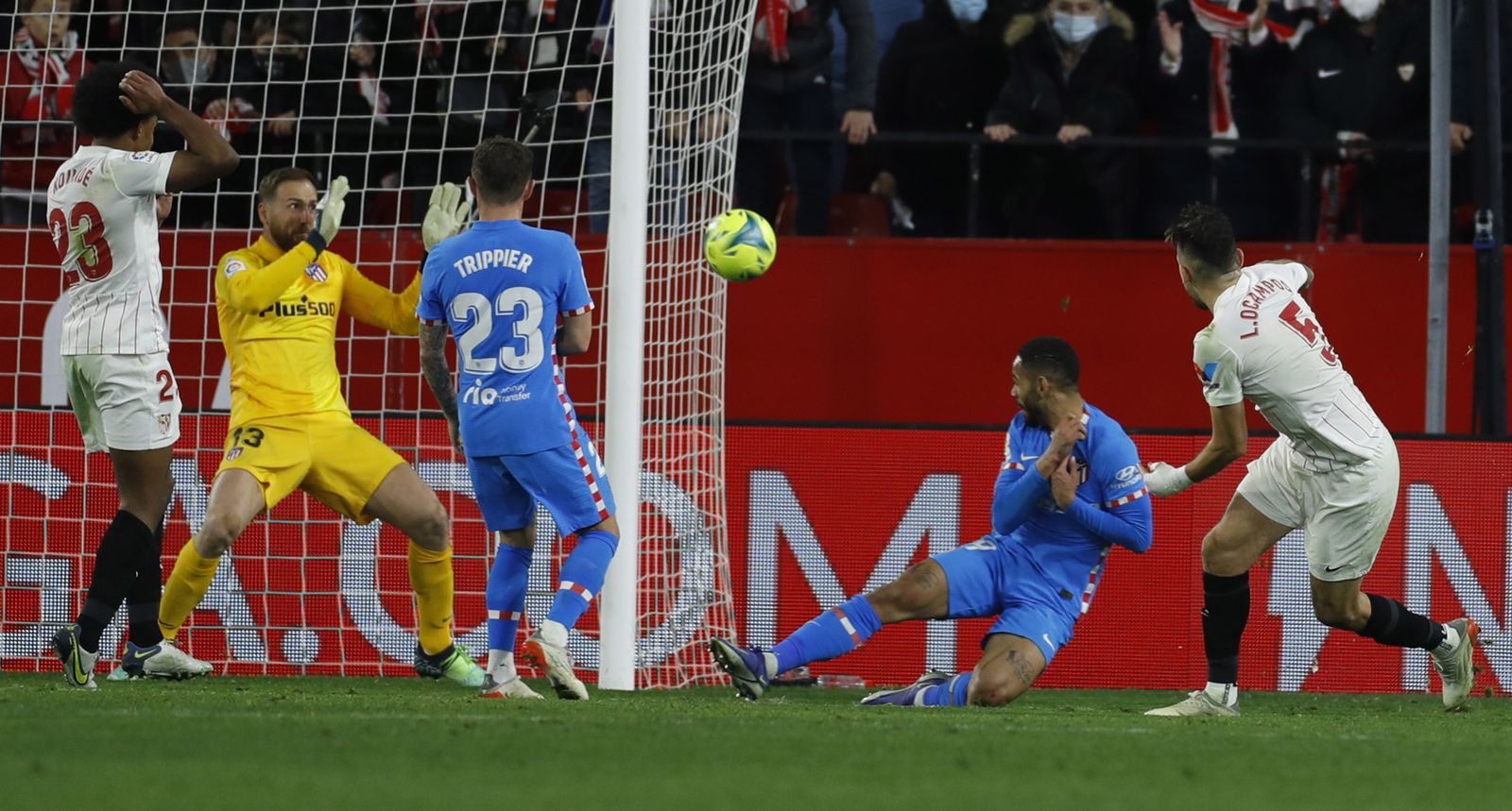Las imágenes del Sevilla fc-Atlético de Madrid