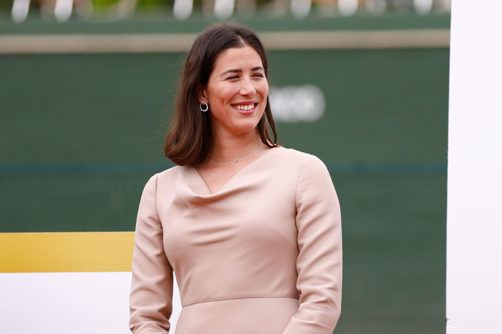 Garbiñe Muguruza, en un acto. Garbiñe Muguruza, en un acto.