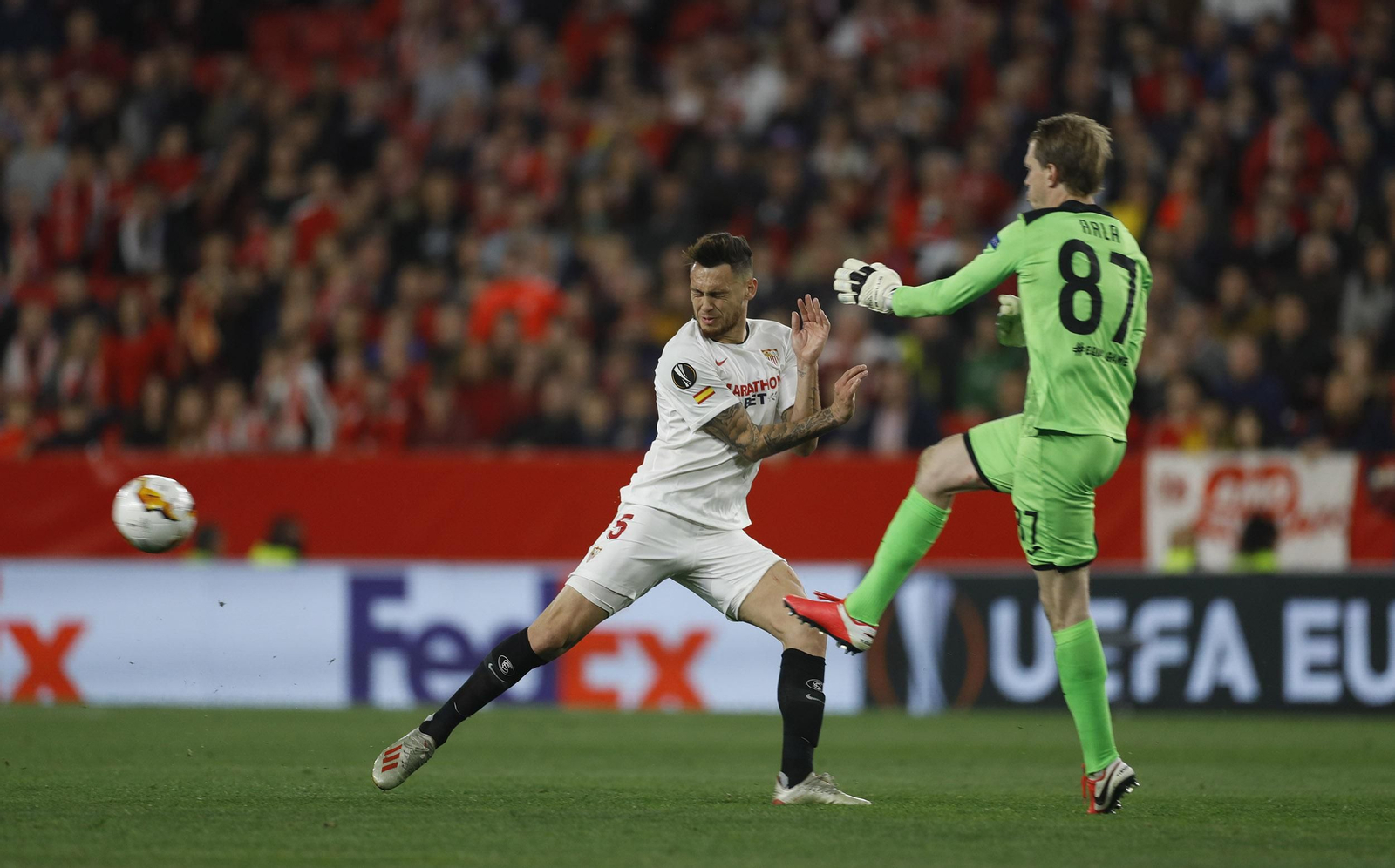 Las imágenes del Sevilla FC- CFR Cluj