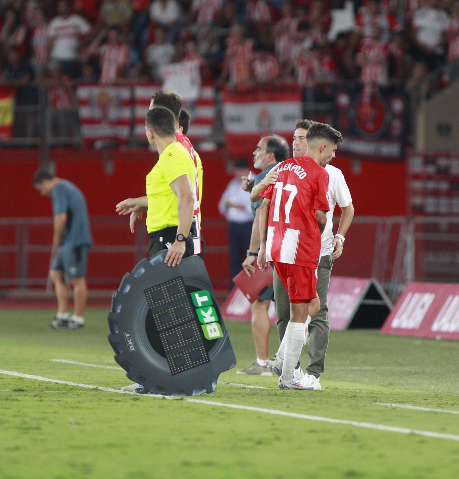 El partido U.D. Almería-Sporting de Gijón, en imágenes