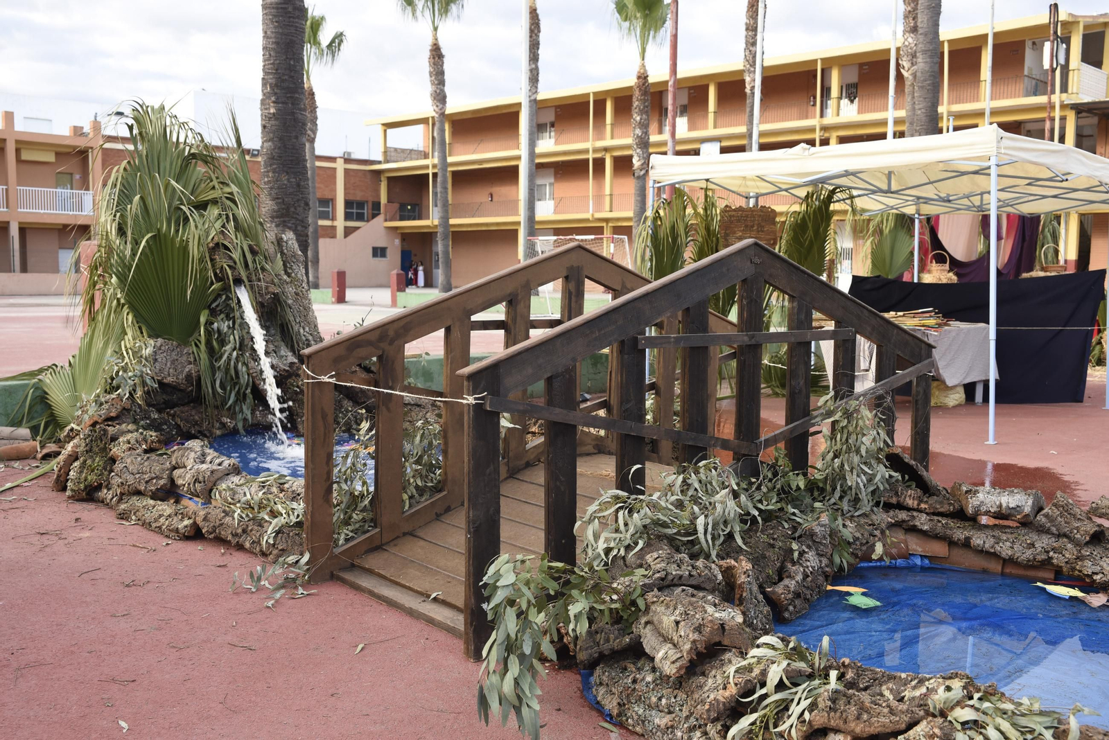 Fotos del belén viviente del Colegio Salesianos de La Línea