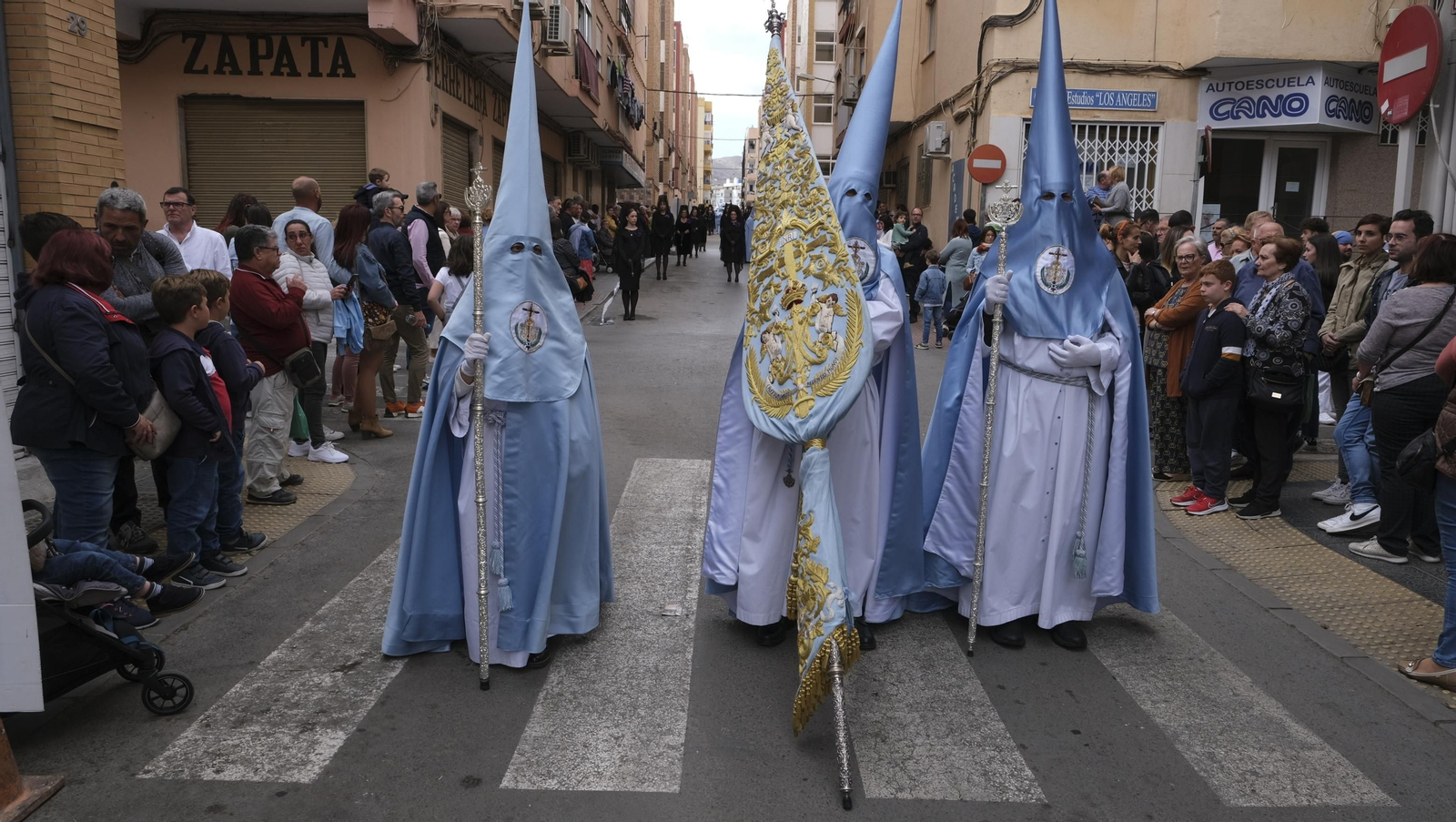 La procesión de Los Ángeles en Almería, en imágenes