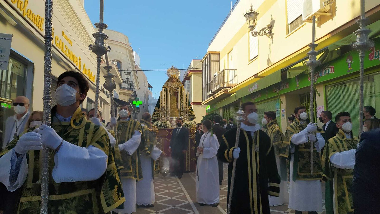 Rosario del Huerto, el primer acto de culto externo en 18 meses de pandemia