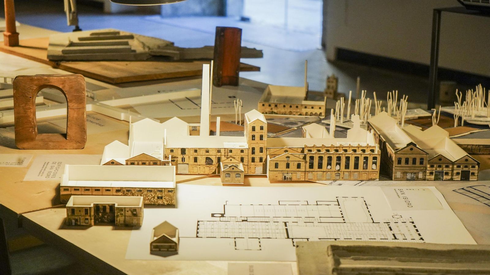 Una de las maquetas del proyecto de investigación de la Azucarera.