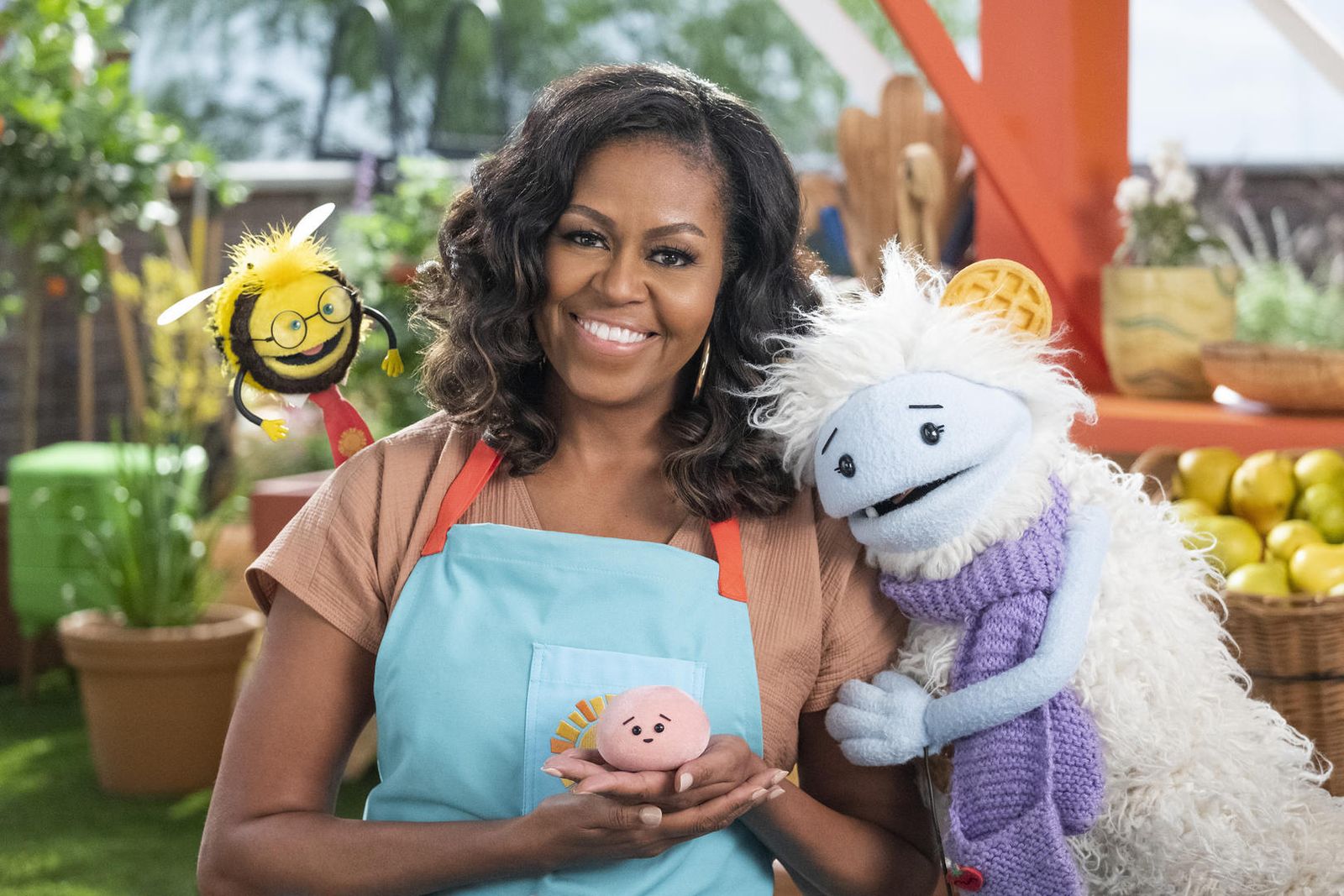 Michelle Obama  en su serie infantil para Netflix